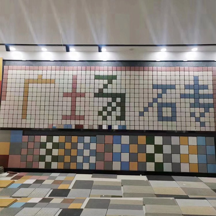 國峰建材 廣場磚地鋪石 芝麻灰荔枝面 全瓷彩色路面磚 園林工程用約0.50元